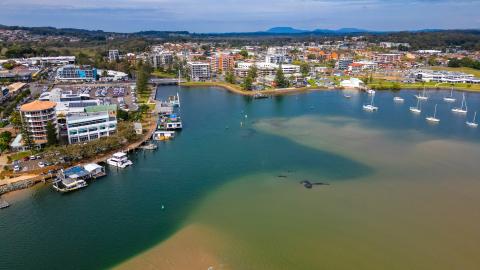 Boat harbour in NSW