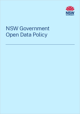NSW Opern Data Policy